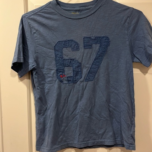 Ralph Lauren Blue. Short sleeve T-shirt. Distressed style. - Picture 1 of 3